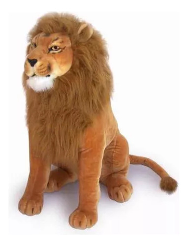 Peluche Leon Grande Sentado Numi 72 Cm Animales Realistas