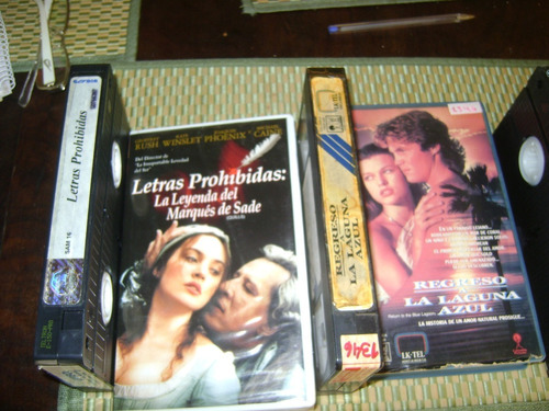 3 Peliculas Vhs El Simulador,cita Con Muerte, Letras Prohibi