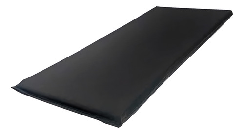 Colchonete Solteiro Alojamento D23 60x1,90x5 Cm Impermeável Cor Preto (60 Cm)