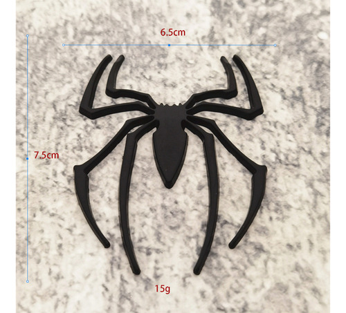 3 Pzs Calcomania Spiderman Araña Auto Moto Sticker De Metal