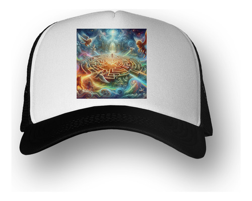 Gorra  Laberinto Sueños Dragon Leon Colores M2