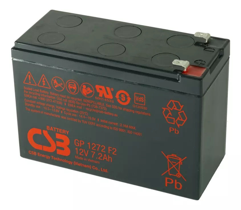 Terceira imagem para pesquisa de bateria csb gp 1272 f2