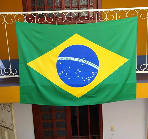 Bandeira Brasil Em Tecido Oxford 