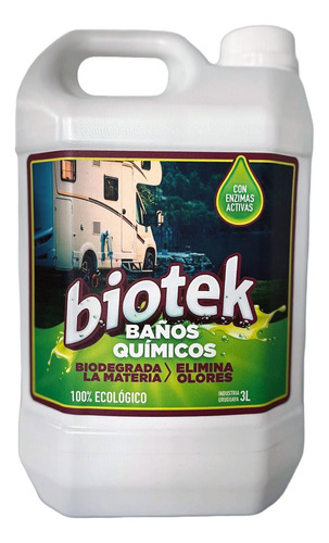 Biotek Baños Químicos.- 3l 