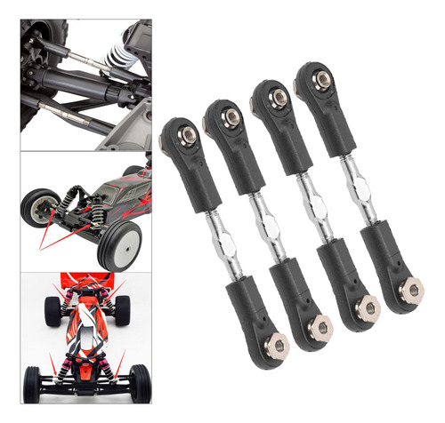 Varilla De Dirección De Coche Rc De Metal Para Zd 67-77 Mm