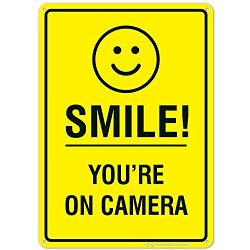 Sonreír Usted Está En Sesión La Cámara, Video Vigilancia Ses