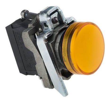 Luz Piloto Amarillo 22mm Con Led Ba9s 120vac/dc Gqele(10uni)