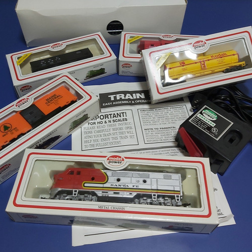 Set De Tren Eléctrico Santa Fe Model Power Escala Ho Nuevo