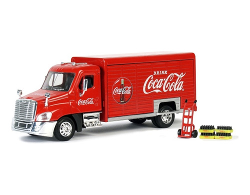 Motorcity 1:50 Camión Refresquero Coca Cola Con Diablito