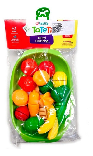 Calesita Set De Frutas Y Verduras Con Velcro 303 Color Surtido