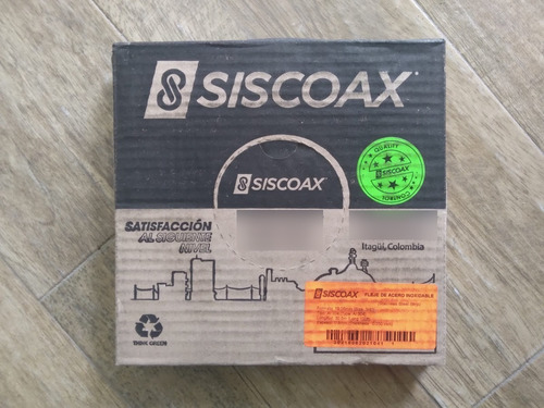 Cinta De Acero 3/4 30.5m E=0.8mm Para Flejes Telefonía Fibra