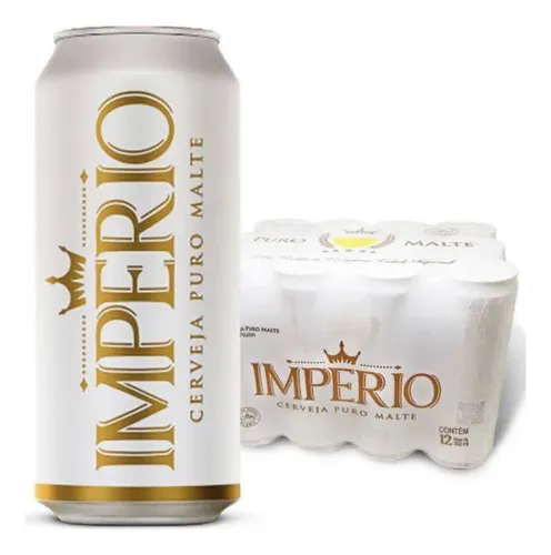 comprar Cerveja Império 473ml Puro Malte Pack Com 12 Latas