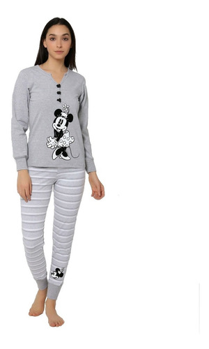 Pijama Dama Disney Minnie Mouse Pantalon Y Blusa 9008 Xl