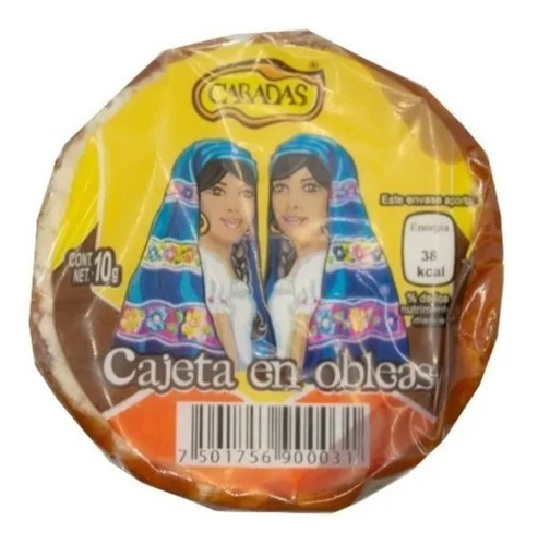 Imagen 2 de 2 de Oblea Cabada Mini Con 10 Pzas