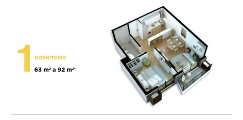 Venta Departamento 2 Dormitorios Terraza - Tres Cruces