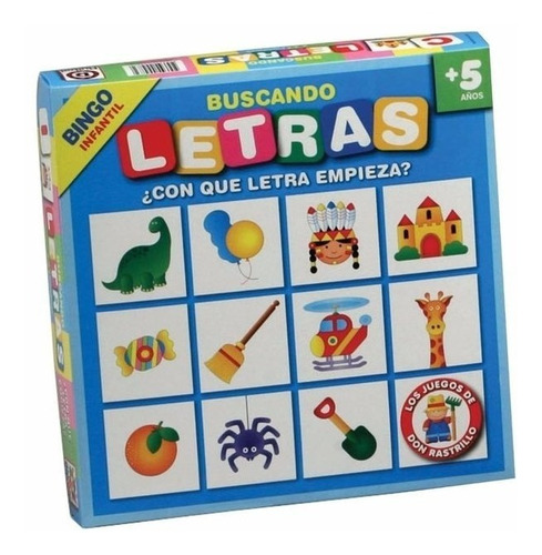 Juego Buscando Letras Didactico Bingo H483 Ruibal Lloretoys