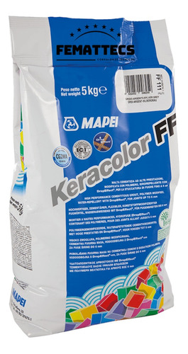 Pastina Blanca Hidrorrepelente Keracolor Ff Mapei 5kg