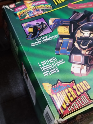 Thunder Zord Power Rangers Bandai Assault White Dragon Caixa (Usado)