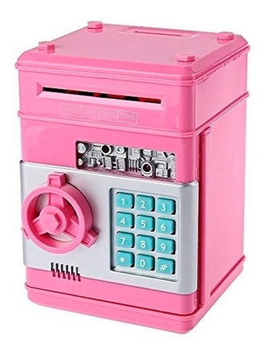Alcancia Electronica Tipo Caja Fuerte Juguete Number Bank