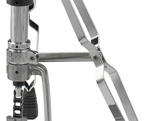Tipo de suporte para pernas com rotor duplo Hi-hat Pearl H930, cor de demônio, metal