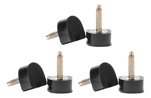 3 Pares Taco De Talón Antideslizante Tapas De Para 12x12mm