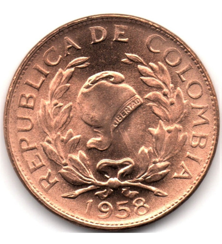 5 Centavos 1958 Nueva Y Con Todo El Brillo