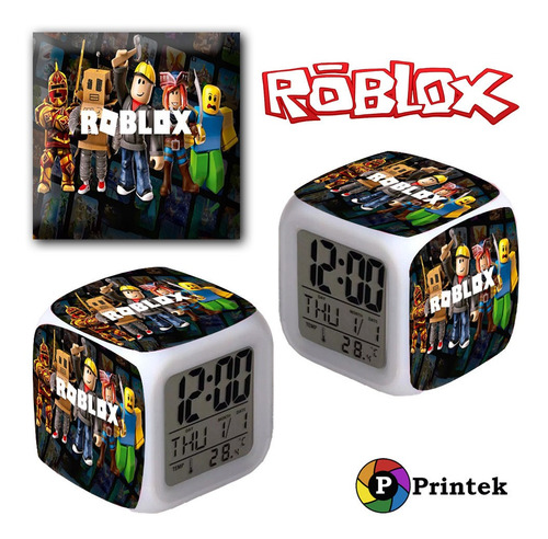 Reloj Despertador Iluminado Roblox - Printek