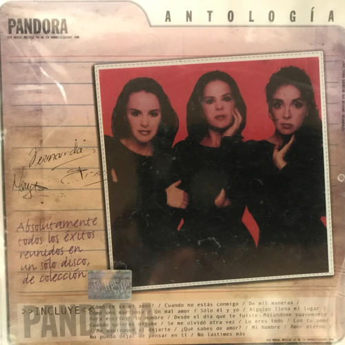 Disco Compacto Pandora Antología