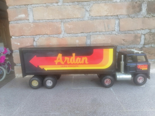 Trailer Antiguo Juguete Ertl Camión De Colección Grande