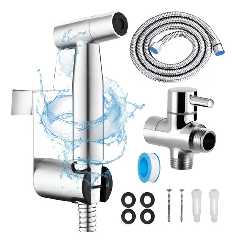 ` Bidé Inodoro Acero Inoxidable Bidet Baño Accesor Rociador