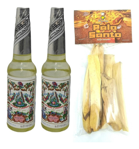 Água De Florida Colônia Peruana 2un.70ml + Palo Santo 50g