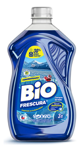 Detergente Bio Frescura Concentrado  3 L Campos De Hielo