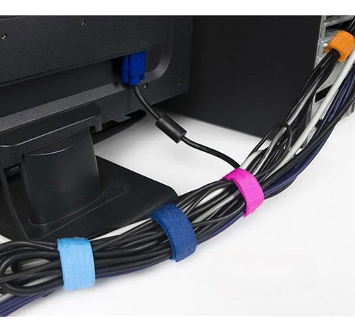 4 Piezas Fijación De Cables Envuelve Gestión De