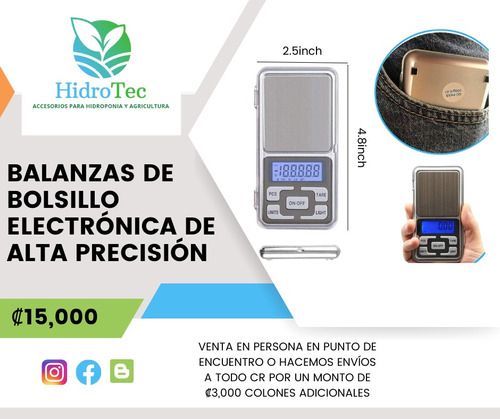 Balanzas De Bolsillo Electrónica De Alta Precisión