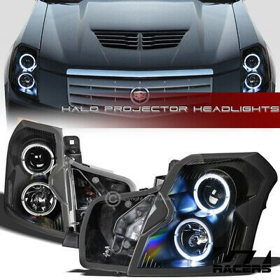 For 2003-2007 Cadillac Cts Matte Black Drl Halo Projecto Gt2