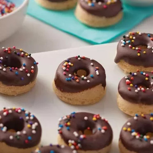 Molde Charola 24 Donut Acero Antiadherente Reposteria