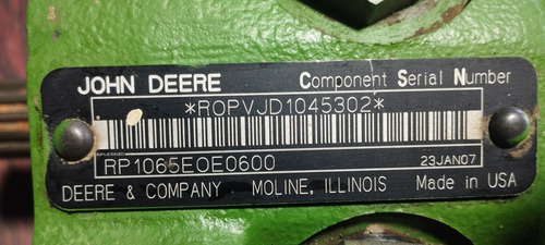 Bomba Hidráulica John Deere De 8 Pistones Tractores 4240 444 (Usado)