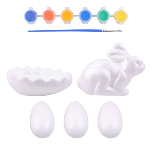 Kit De Pintura De Pascua Diy, Adornos De Figuras De 3 Huevos