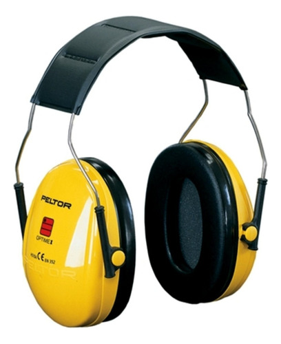 Protector Auditivo 3m Peltor Optime 1 Vincha+ P/27db +certif Color Amarillo