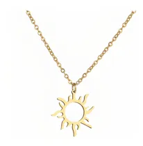 Comprar Collar Para Mujer Sol Plata Enchapada En Oro 18k