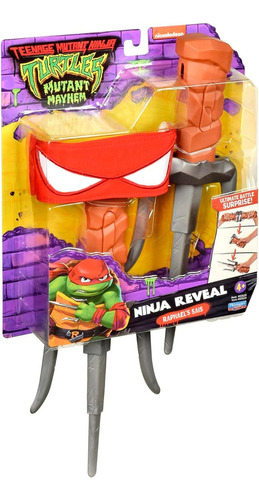 Tartarugas Ninja Roleplay Brinquedo Retrátil Raphael Sais