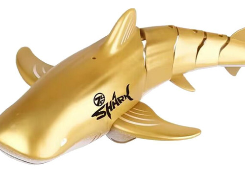 Rc Shark Barco 2.4g Controle Remoto Barco De Corrida Amarelo