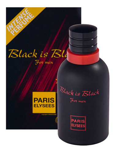 Perfume Paris Elysees Black Is Black - Inspiração Drakkar