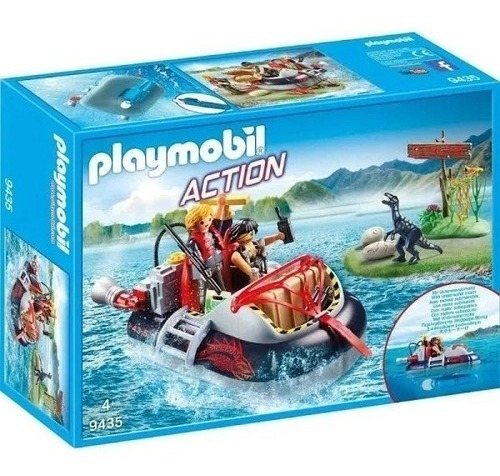 Playmobil Hovercraft Dino Com Motor Subaquático - 9435