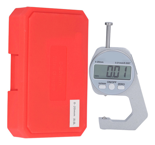 Medidor De Espesor Digital, Mini Pantalla Led De 0 A 20 Mm