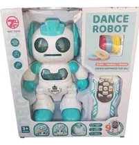 Comprar Robot A Control Remoto, Bailarín, Luces Y Lanza Fichas