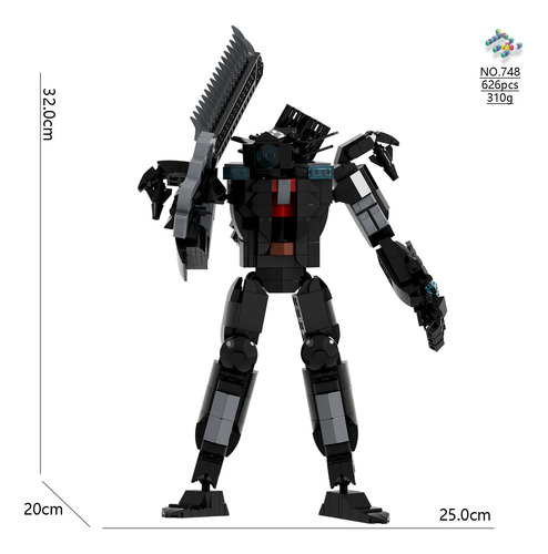 Monitor Man Y Toilet Man Block Toys