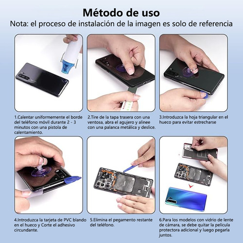 Tapa Trasera Para Huawei Nova 9 Se Jln-lx1/3 Juliaqn-l01b/l21b/l23a Con Cristal Cámara