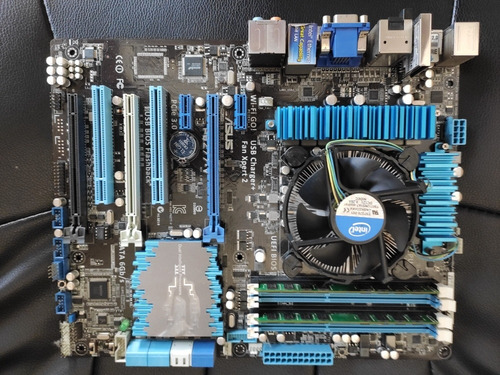Imagem 2 de 7 de Placa Asus P8z77-v + Processador Intel I7 3770k + 8gb Usado