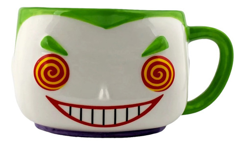 Taza Joker Mug Home Guason Halloween Cafe Te Dulcero Lapicer Color Verde